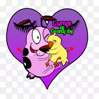 狗勇气爱扇艺术狗-空若网 狗勇气爱扇艺术狗-空若网