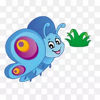 蝴蝶卡通昆虫画夹艺术-蝴蝶-空若网 蝴蝶卡通昆虫画夹艺术-蝴蝶-空若网