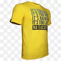 运动迷球衣t恤黄色无袖衬衫无任何借口-空若网 运动迷球衣t恤黄色无袖衬衫无任何借口-空若网