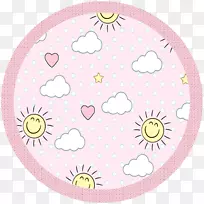 圆形粉红m点卡通-圆-空若网 圆形粉红m点卡通-圆-空若网