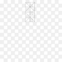 白色对称黑角图案线-空若网 白色对称黑角图案线-空若网