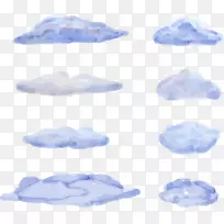 水彩画云彩水彩画-空若网 水彩画云彩水彩画-空若网
