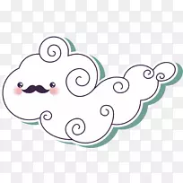 卡通云彩剪贴画.卡通云彩-空若网 卡通云彩剪贴画.卡通云彩-空若网