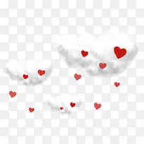 爱心醋情人节剪贴画云彩-空若网 爱心醋情人节剪贴画云彩-空若网