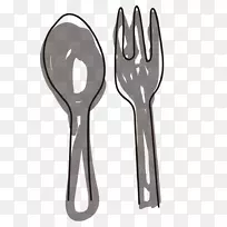 餐具字体设计-空若网 餐具字体设计-空若网