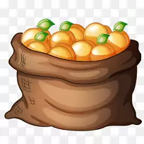 橙色袋夹艺术-水果和蔬菜-空若网 橙色袋夹艺术-水果和蔬菜-空若网