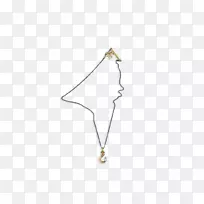 项链,魅力和吊坠,身体珠宝线-鱼钩-空若网 项链,魅力和吊坠,身体珠宝线-鱼钩-空若网
