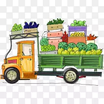 水果蔬菜免费插画-车拉蔬菜-空若网 水果蔬菜免费插画-车拉蔬菜-空若网