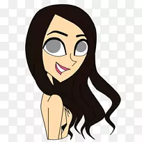 戏剧发型鼻子艺术-化妆模特-空若网 戏剧发型鼻子艺术-化妆模特-空若网