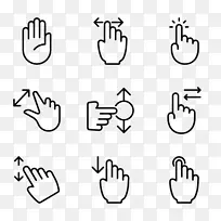 手势计算机图标符号手指符号-空若网 手势计算机图标符号手指符号-空若网