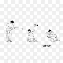 手指智人素描设计-空若网 手指智人素描设计-空若网