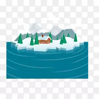 下载摄影-冬季河景-空若网 下载摄影-冬季河景-空若网