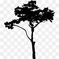 剪影剪贴画-树顶-空若网 剪影剪贴画-树顶-空若网