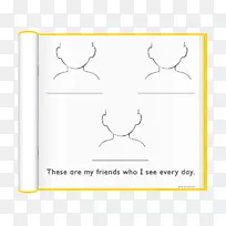 鼻子卡通白色文件.活动材料-空若网 鼻子卡通白色文件.活动材料-空若网