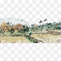 油画水彩画桑树油画-空若网 油画水彩画桑树油画-空若网