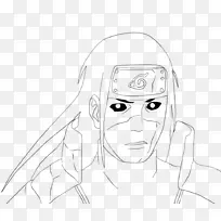 画线艺术手指卡通素描-哈希拉玛·森居-空若网 画线艺术手指卡通素描-哈希拉玛·森居-空若网
