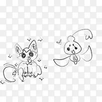 小胡子猫线艺术素描-澳大利亚牧羊人库尔扎尔-空若网 小胡子猫线艺术素描-澳大利亚牧羊人库尔扎尔-空若网