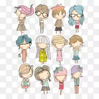 儿童剪贴画.儿童的卡通图像.材料-空若网 儿童剪贴画.儿童的卡通图像.材料-空若网