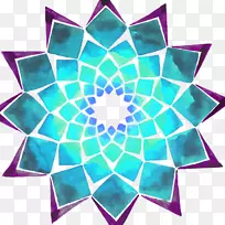 对称线点绿松石图案线-空若网 对称线点绿松石图案线-空若网