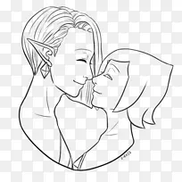 手指线画前额鼻艺术-空若网 手指线画前额鼻艺术-空若网