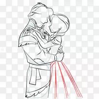 安娜埃尔萨智人线艺术素描-安娜-空若网 安娜埃尔萨智人线艺术素描-安娜-空若网