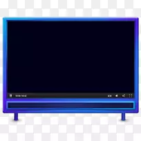 背光液晶电脑显示器电视机液晶电视漂亮的蓝色电脑-空若网 背光液晶电脑显示器电视机液晶电视漂亮的蓝色电脑-空若网
