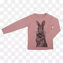 t恤袖粉红m颈-贝拉兔-空若网 t恤袖粉红m颈-贝拉兔-空若网