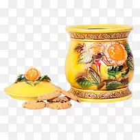 陶瓷花盆果-空若网 陶瓷花盆果-空若网