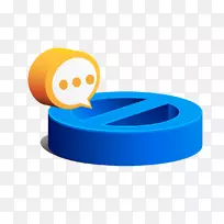 材料圈剪贴画.信息对话模型-空若网 材料圈剪贴画.信息对话模型-空若网