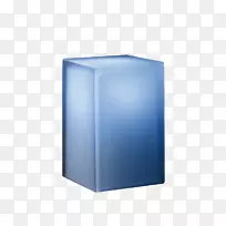 钴蓝色长方形装饰冰山-空若网 钴蓝色长方形装饰冰山-空若网