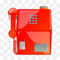 电话付费电话手机图标-红色手机-空若网 电话付费电话手机图标-红色手机-空若网