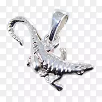 魅力和吊坠,身体珠宝,银钻石-银-空若网 魅力和吊坠,身体珠宝,银钻石-银-空若网