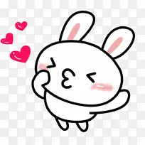卡通白色剪贴画-卡通兔-空若网 卡通白色剪贴画-卡通兔-空若网