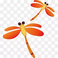 昆虫蜻蜓剪贴画-秋季生活偶像-空若网 昆虫蜻蜓剪贴画-秋季生活偶像-空若网