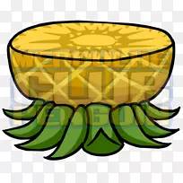 企鹅俱乐部家具桌夹艺术-热带菠萝-空若网 企鹅俱乐部家具桌夹艺术-热带菠萝-空若网