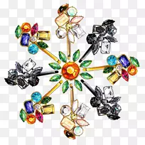 时尚插画时尚附件插图手绘钻石发饰-空若网 时尚插画时尚附件插图手绘钻石发饰-空若网