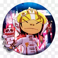 2-d Gorillaz面g边d-面卡通-空若网 2-d Gorillaz面g边d-面卡通-空若网