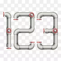 水管数字.创造性数字设计水-空若网 水管数字.创造性数字设计水-空若网