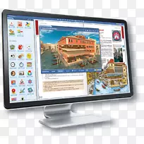 电脑显示器多媒体广告设计-空若网 电脑显示器多媒体广告设计-空若网