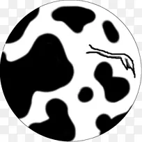 鼻子白色字体-牛标志-空若网 鼻子白色字体-牛标志-空若网