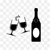 酒杯白葡萄酒甜点葡萄酒香槟葡萄酒插图-空若网 酒杯白葡萄酒甜点葡萄酒香槟葡萄酒插图-空若网