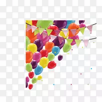 生日蛋糕气球贺卡-卡通圣诞新年气球彩旗-空若网 生日蛋糕气球贺卡-卡通圣诞新年气球彩旗-空若网