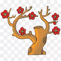 梅花树-梅花-空若网 梅花树-梅花-空若网