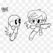 手指智人脸颊线条艺术素描-妈妈女儿-空若网 手指智人脸颊线条艺术素描-妈妈女儿-空若网