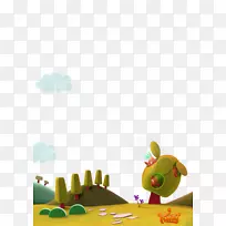 卡通动画插图.手绘草-空若网 卡通动画插图.手绘草-空若网