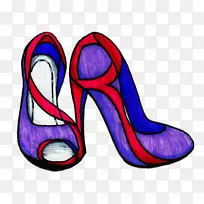 高跟鞋步行夹艺术设计-空若网 高跟鞋步行夹艺术设计-空若网