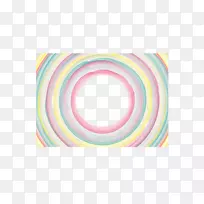 圆形图案-彩色画笔环-空若网 圆形图案-彩色画笔环-空若网