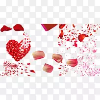 海滩玫瑰花瓣-爱情玫瑰漂浮元素-空若网 海滩玫瑰花瓣-爱情玫瑰漂浮元素-空若网