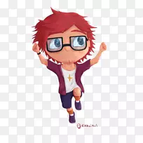 眼镜手指吉祥物夹艺术眼镜-空若网 眼镜手指吉祥物夹艺术眼镜-空若网