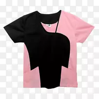 t恤肩袖上衣粉红色m-t恤-空若网 t恤肩袖上衣粉红色m-t恤-空若网